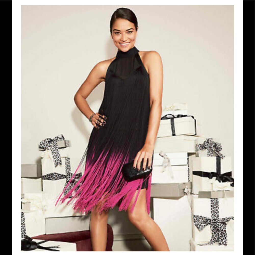 Karen Millen Fringe Cocktail Dress ❤️prom dress ❤️
